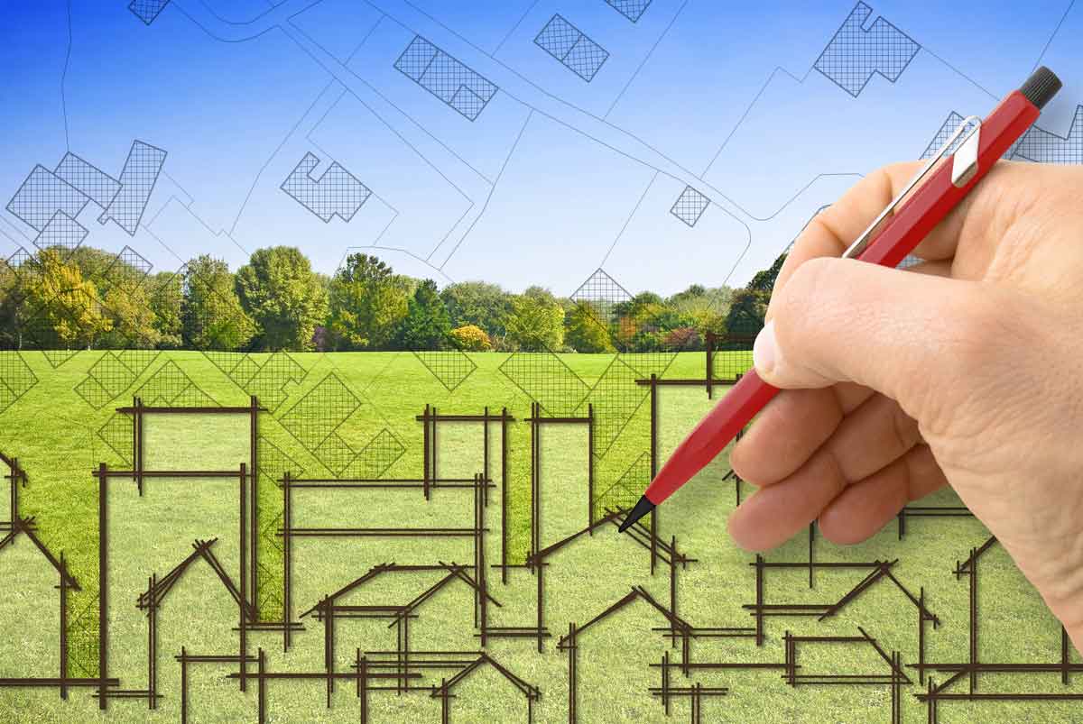 Measuring property for landscaping