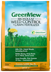 GreenView Broadleaf Weed Control plus Lawn Food with GreenSmart