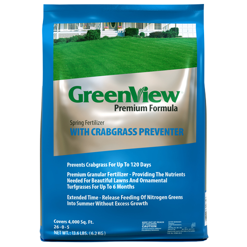 GreenView Premium Formula Spring Fertilizer with Crabgrass Preventer Copy 21-29823