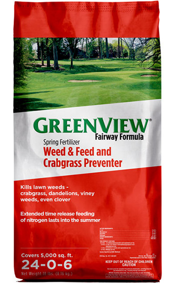 GreenView Fairway Formula Spring Fertilizer Weed & Feed and Crabgrass Preventer 2129192